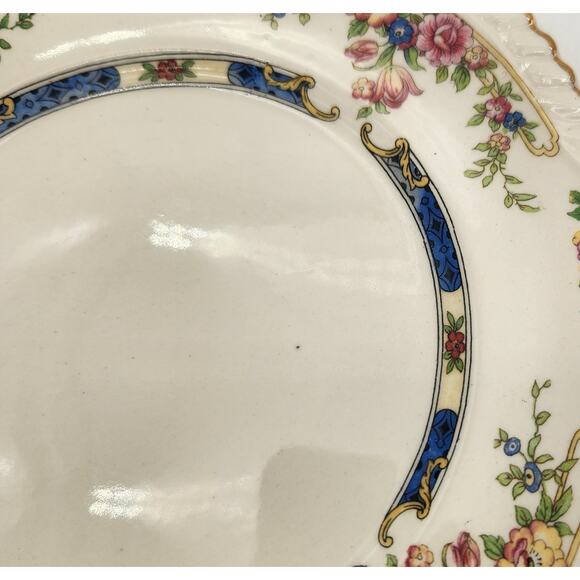 Johnson‎ Bros. England Eastbourne (Old English) Square Salad Plate c1949 Rare - Picture 6 of 8